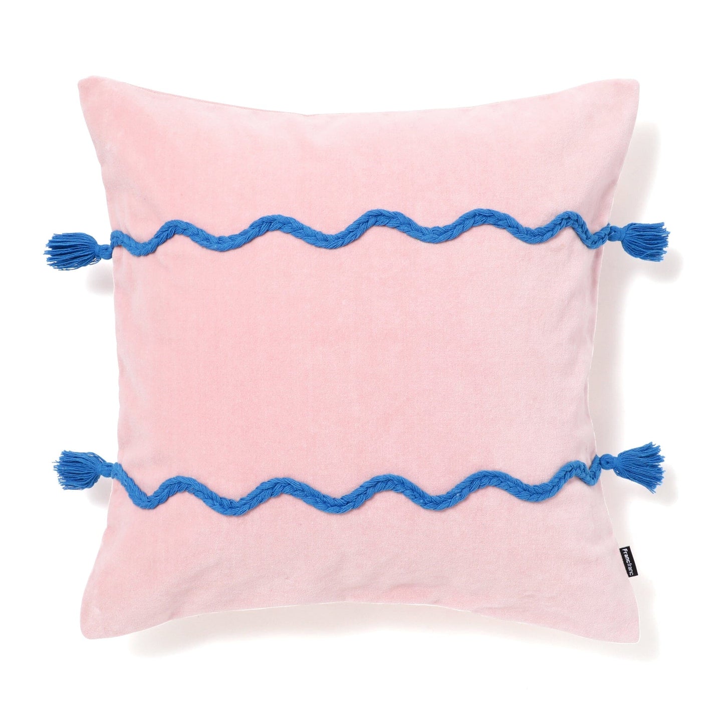 Wave Cord Cushion Cover 450 x 450 Pink x Blue
