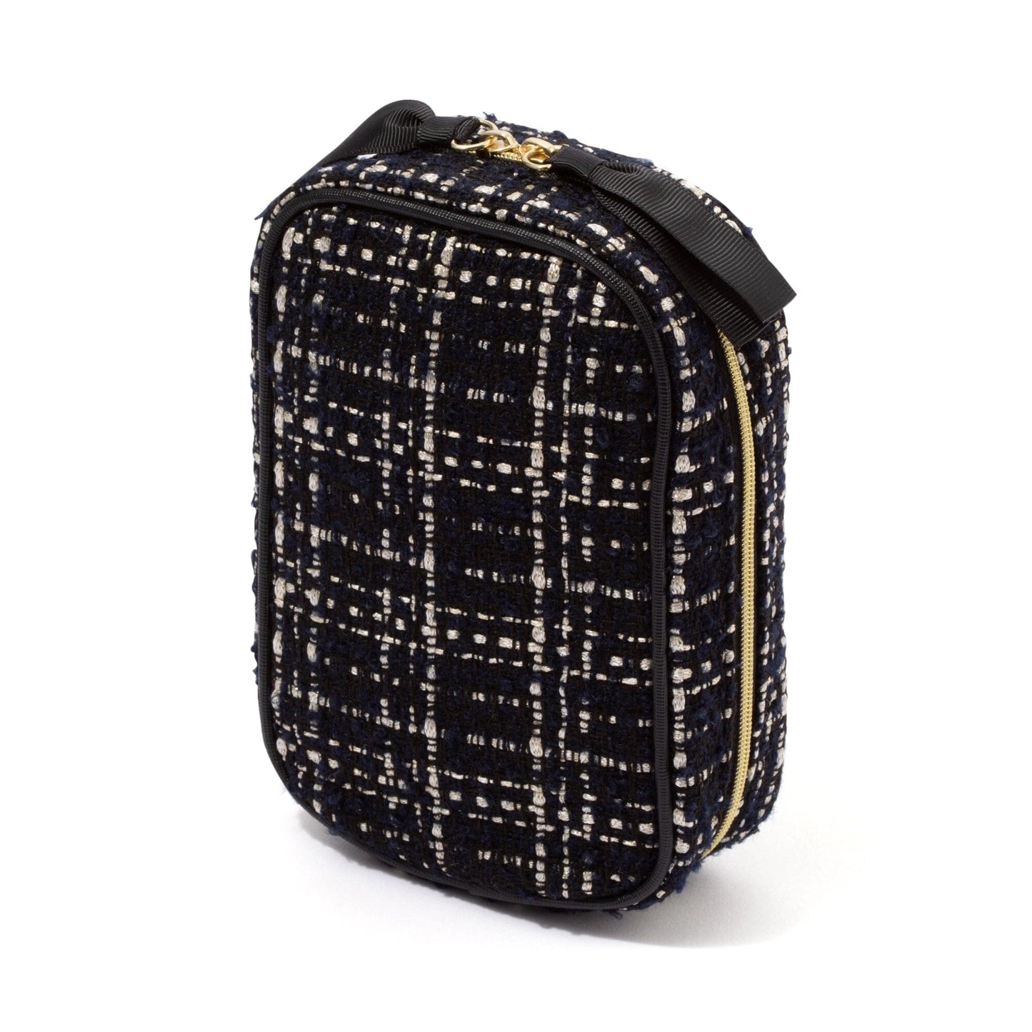 Tweed Stand Pouch Black