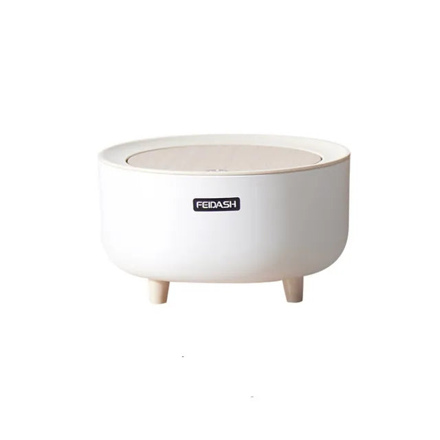 7L MINI Desktop Trash Can Table Basket Desk Dustbin Garbage Bucket Press for Bedroom Kitchen Rubbish Bin Storage Box with Lid