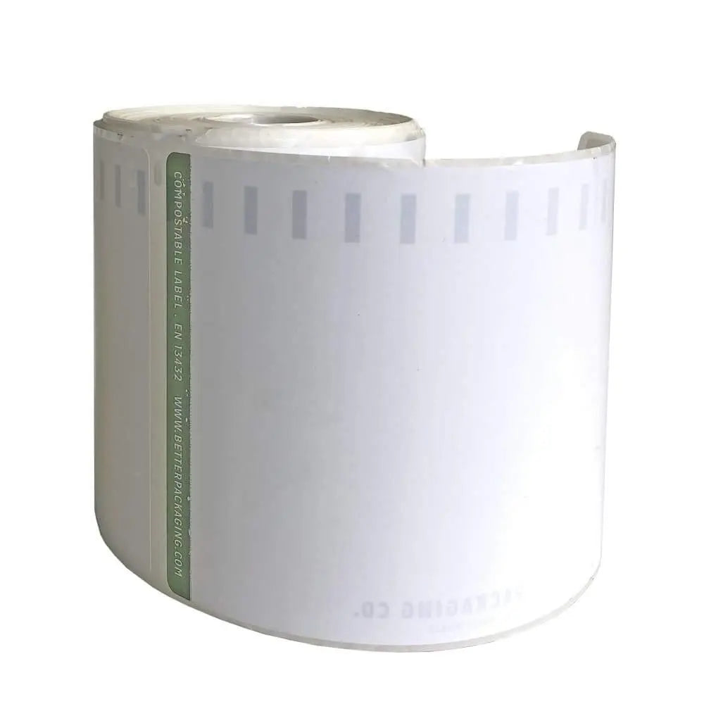 Zero Waste Co - 100% Compostable and Biodegradable shipping labels on rolls