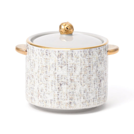 Tweed Sugar Pot Gray