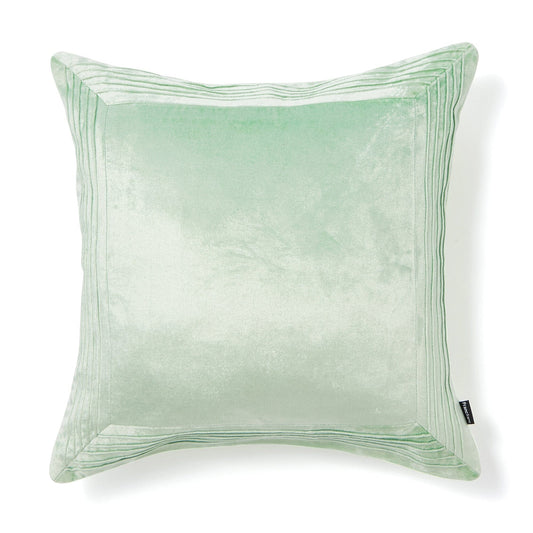 Velvet Frame Cushion Cover 450 X 450 Light Green