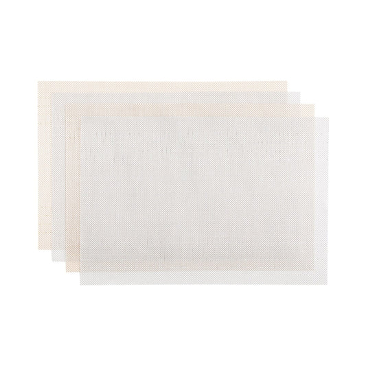 Wishiny Lunch Mat 4P Silver × Gold