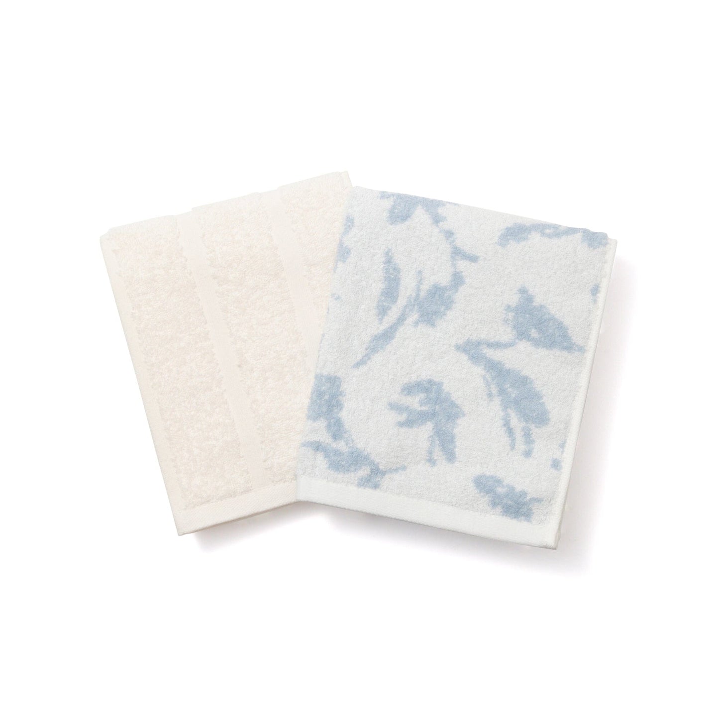 23AW Vale Face Towel FLOWER Light Blue