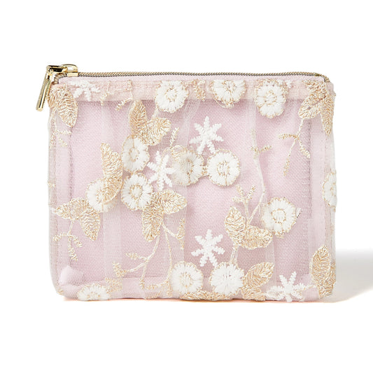 Tulle Tissue Pouch Pink