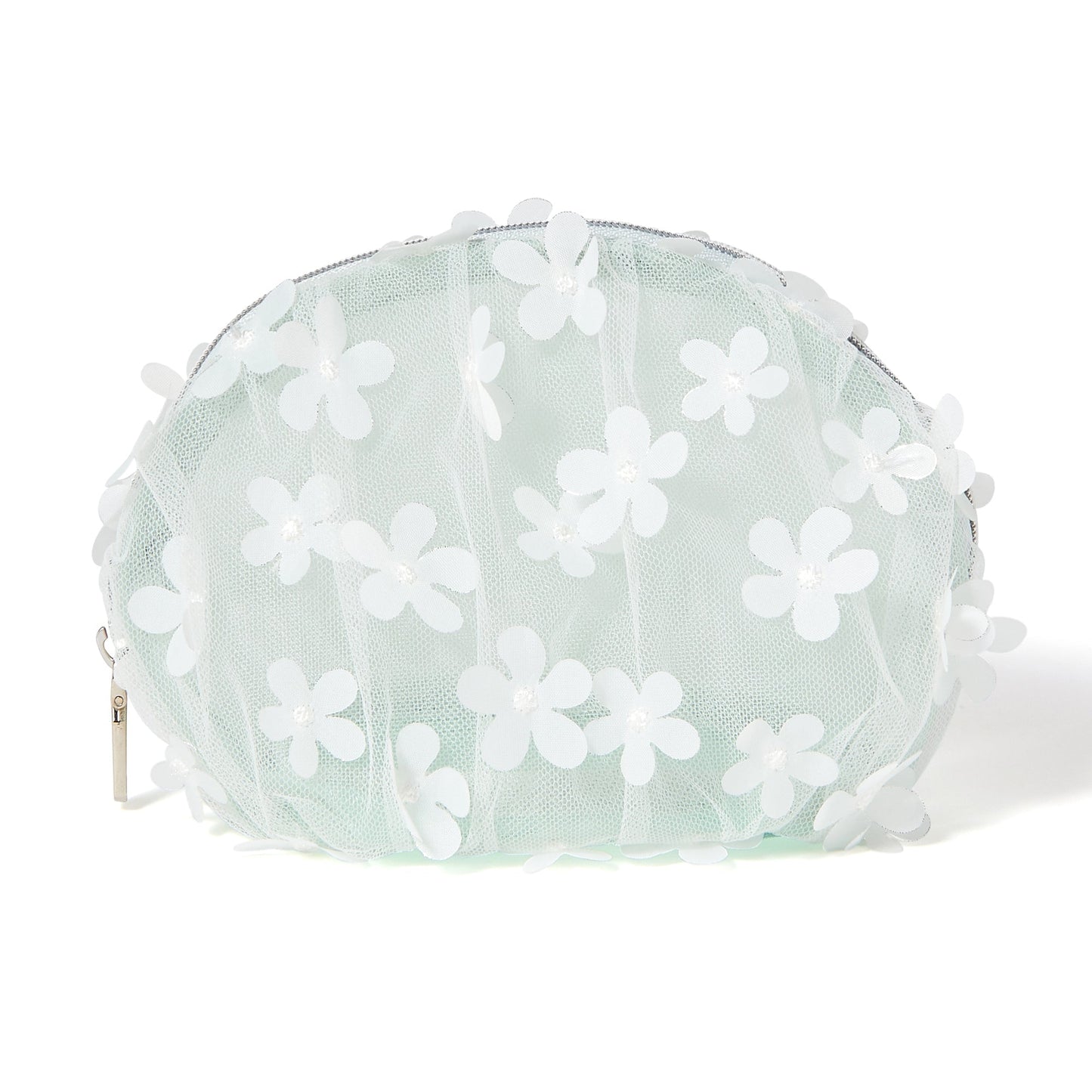 Tulle Round Pouch Mint