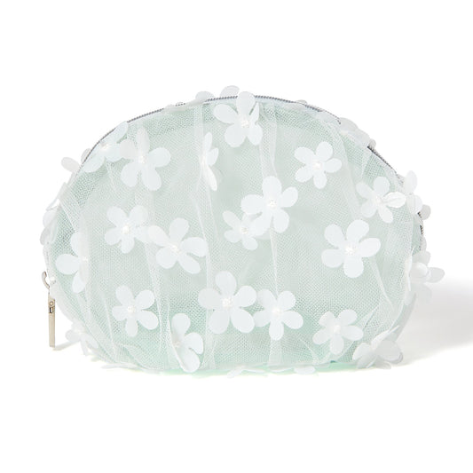 Tulle Round Pouch Mint