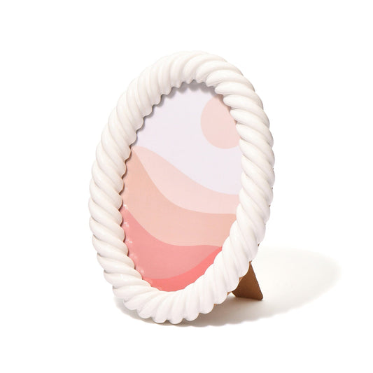 Twist Frame Small White