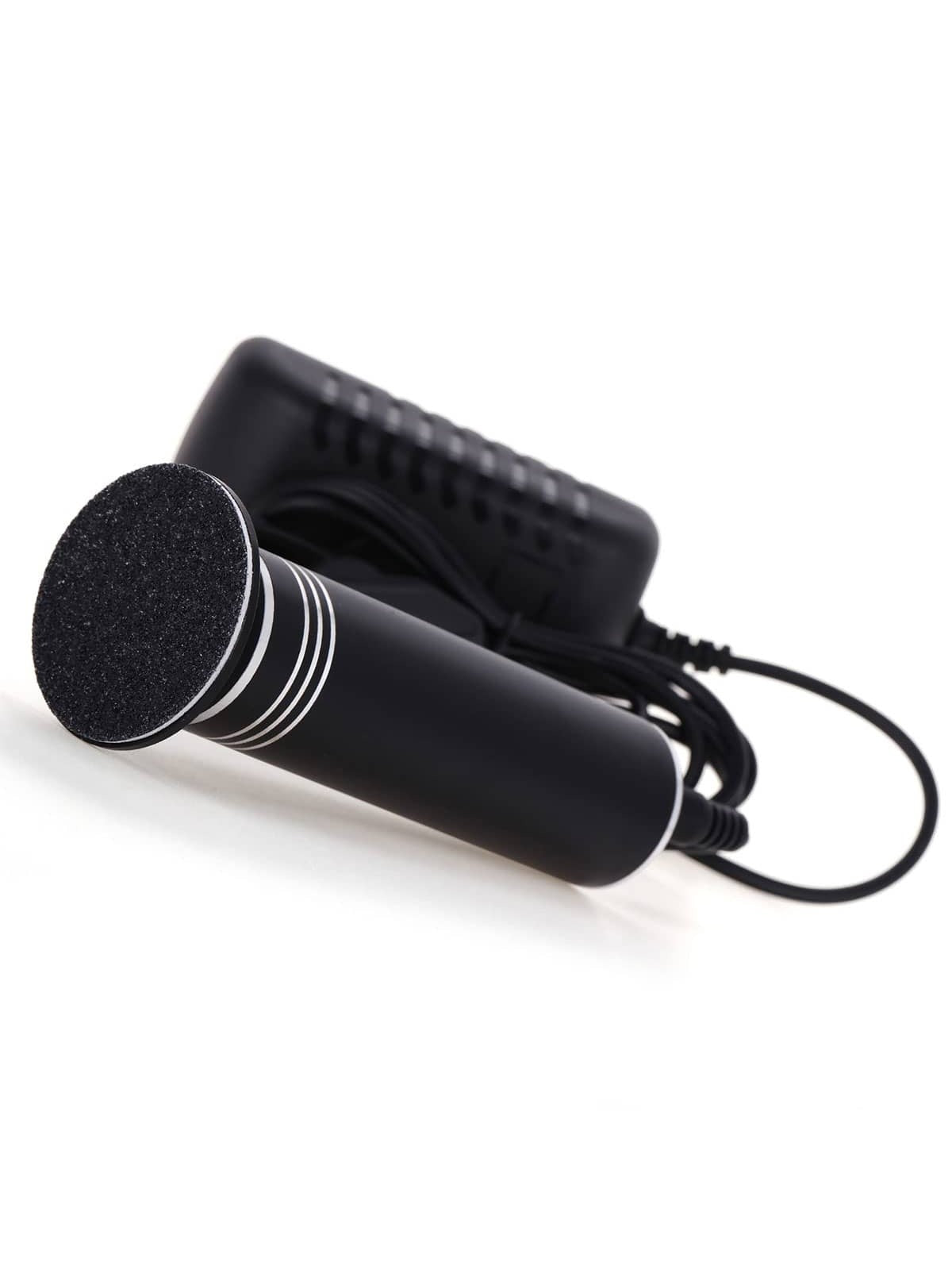 Upgraded Electric Callus Remover (Speed Adjustable) with 60pcs Replacement Sandpaper Discs, Professional Pedicure Foot File Sander for Men Women Dead Cracked Hard Dry Skin, FCR-2 Black