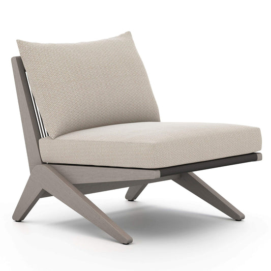 Virgil Outdoor Chair, Faye Sand/Weathered Grey
