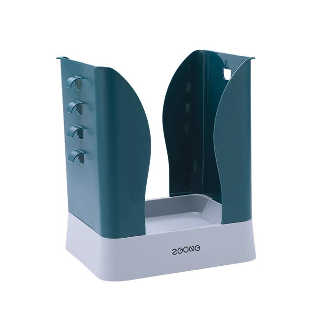 Adjustable Trash Can for Kitchen Folding Trash Bucket Garbage Bag Holder Expand Large Capacity Waste Bin Bathroom Kitchen Bin