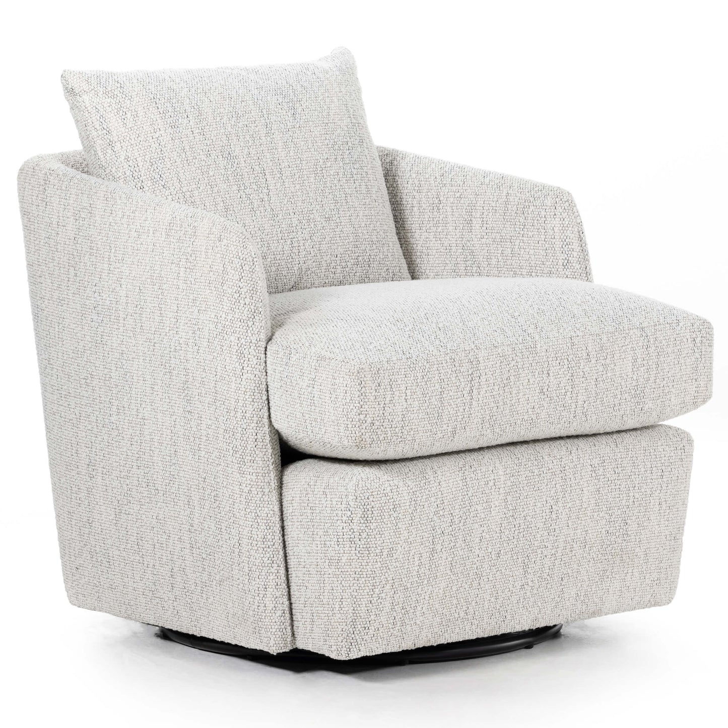 Whittaker Swivel Chair, Merino Cotton