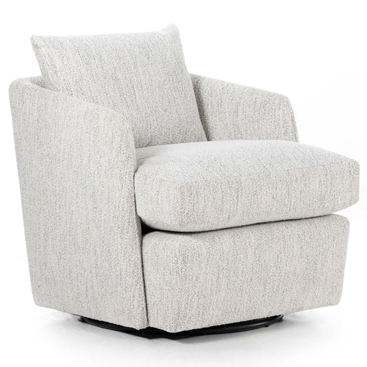 Whittaker Swivel Chair, Merino Cotton