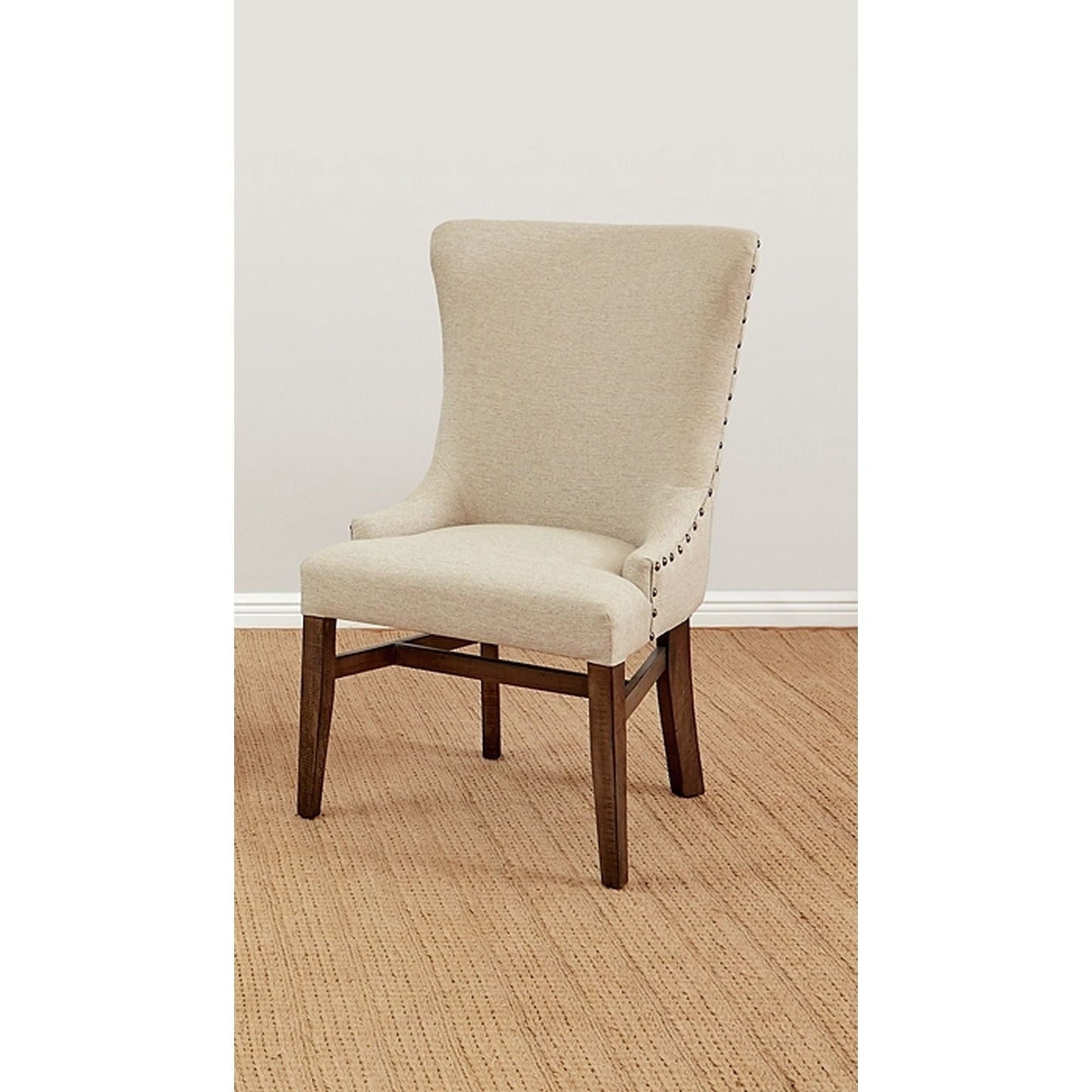 (D857-42) Harbor Landing- Arm Chair (2/Ctn)- Rustic Smokehouse Brown