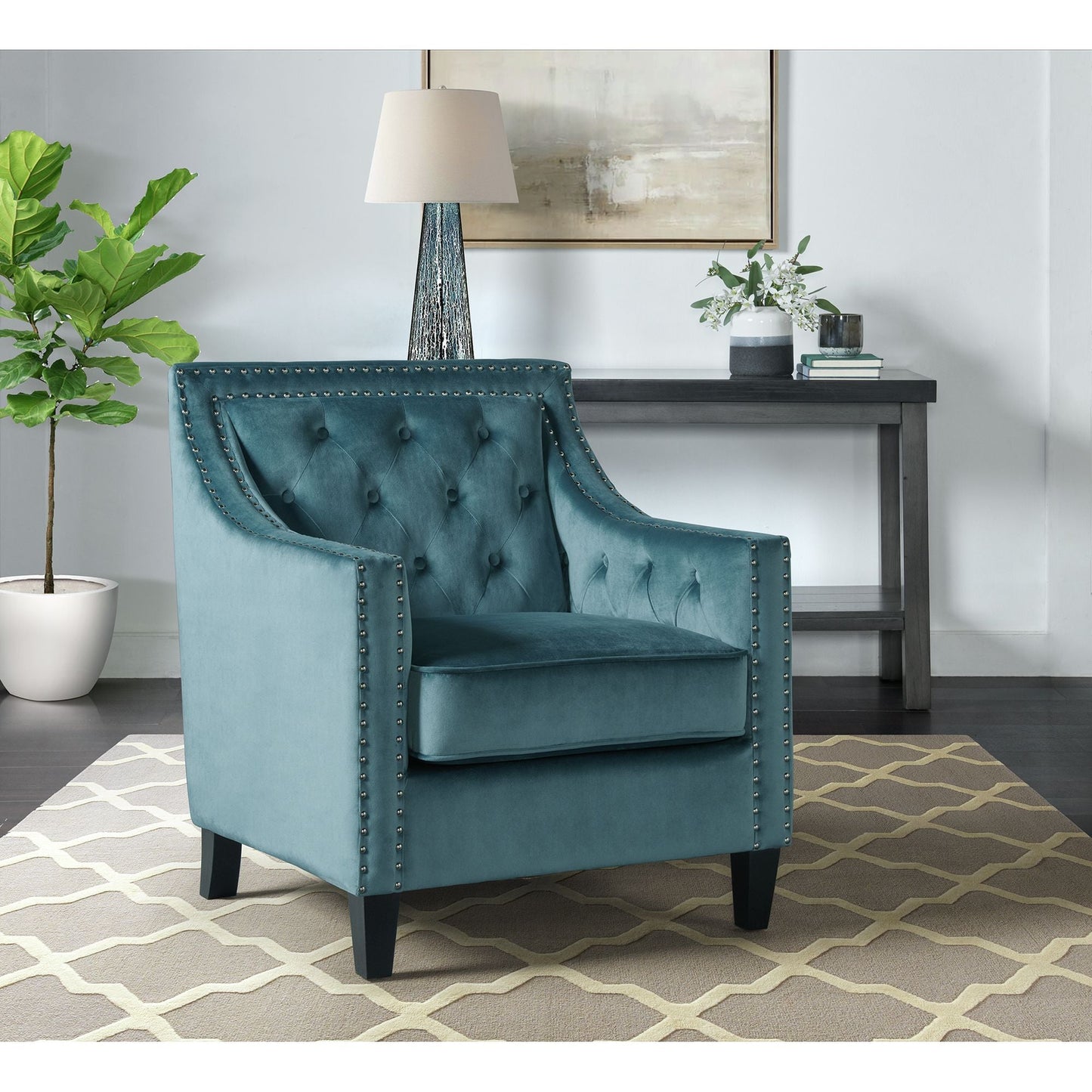 Tiffany 16042 Chair Broadway 25 Marine Blue