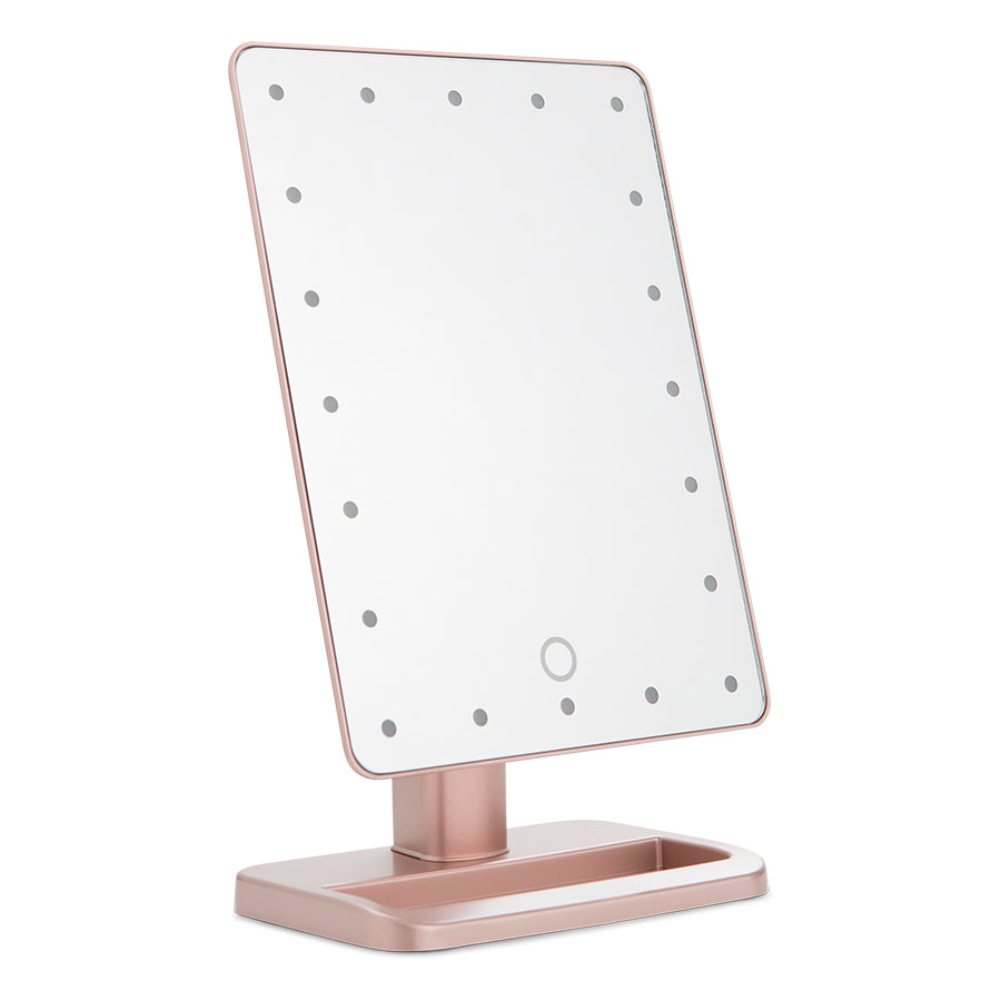 Touch XL Dimmable LED Makeup Mirror with Suction 5X