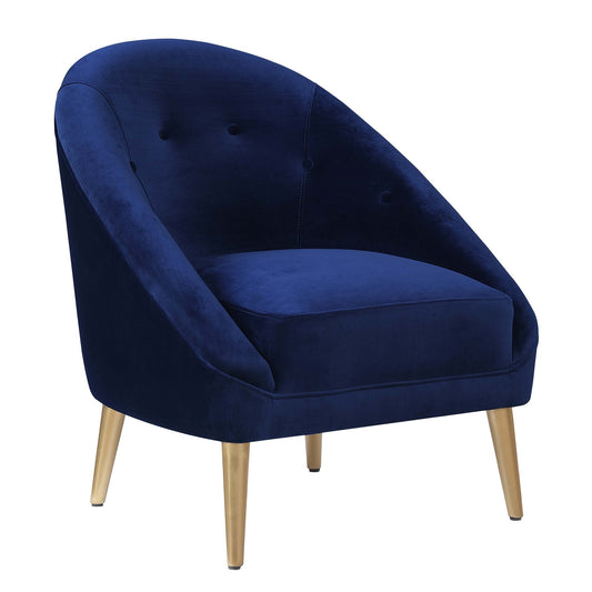 Trinity 16070 Chair W/Gold Leg Broadway Navy (ISTA