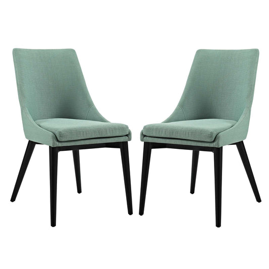 viscount Dining Side Chair Fabric Set of 2 Laguna