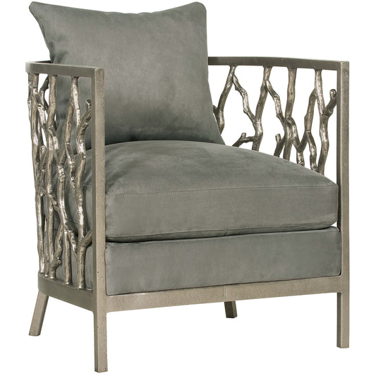 Walden Leather Chair, Grey